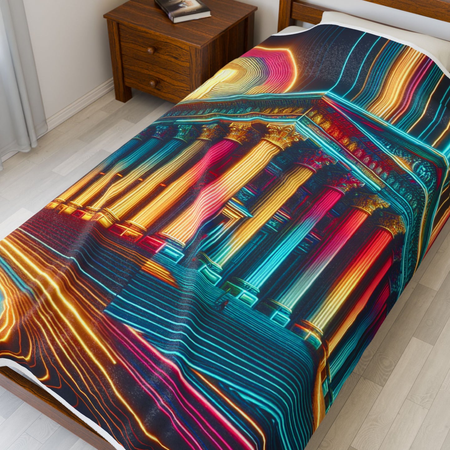 Neoclassical Pulse- Plush Blanket