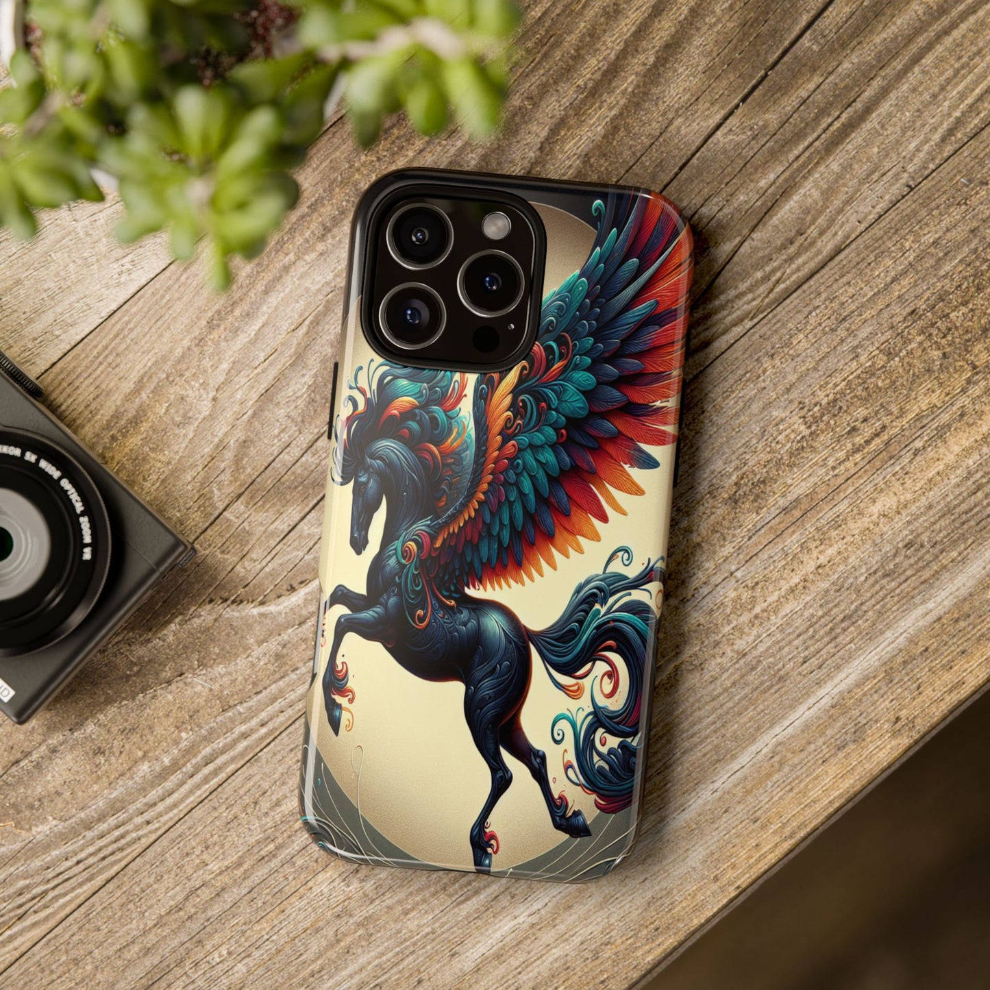 Winged Fantasy in Motion - Phone Case