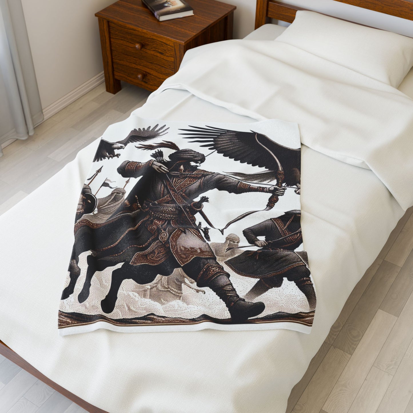 Eagle's Command - Plush Blanket