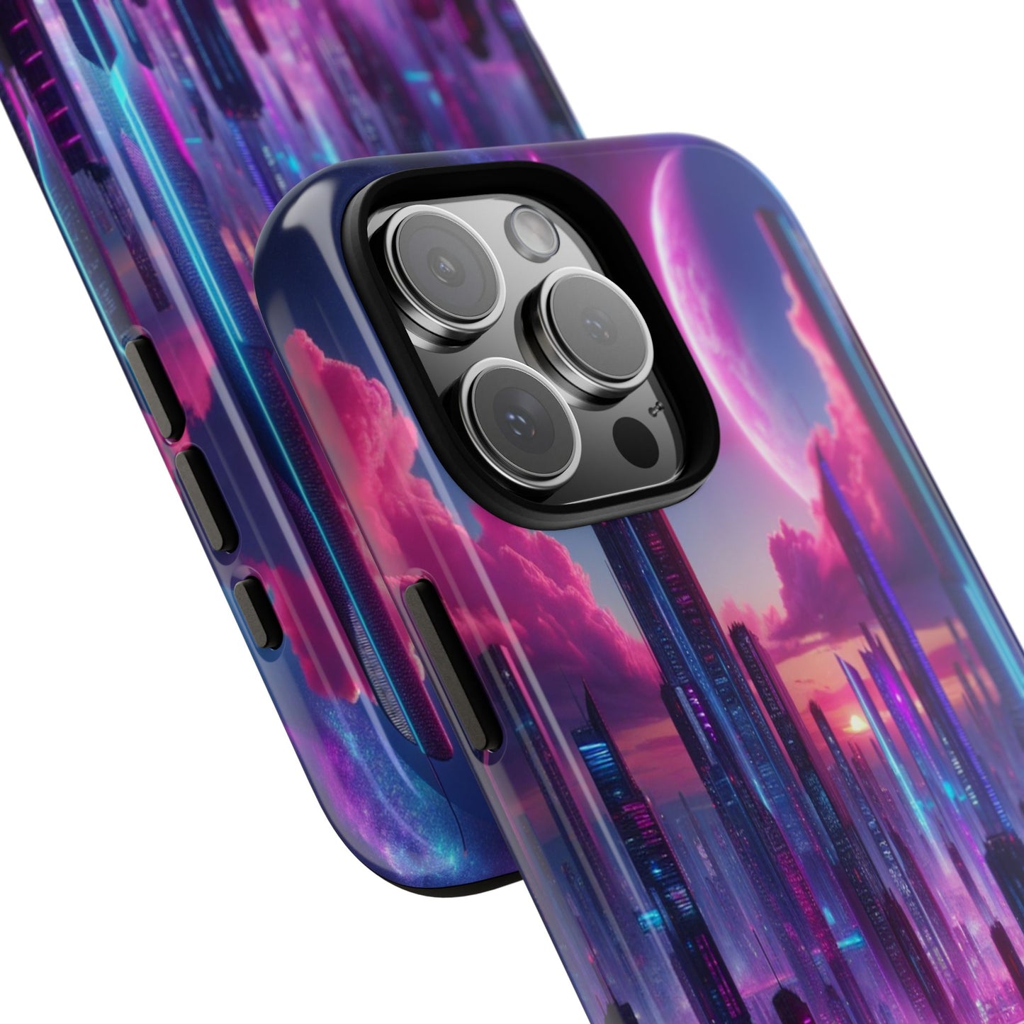 Futuristic Skyline Fantasy - Phone Case