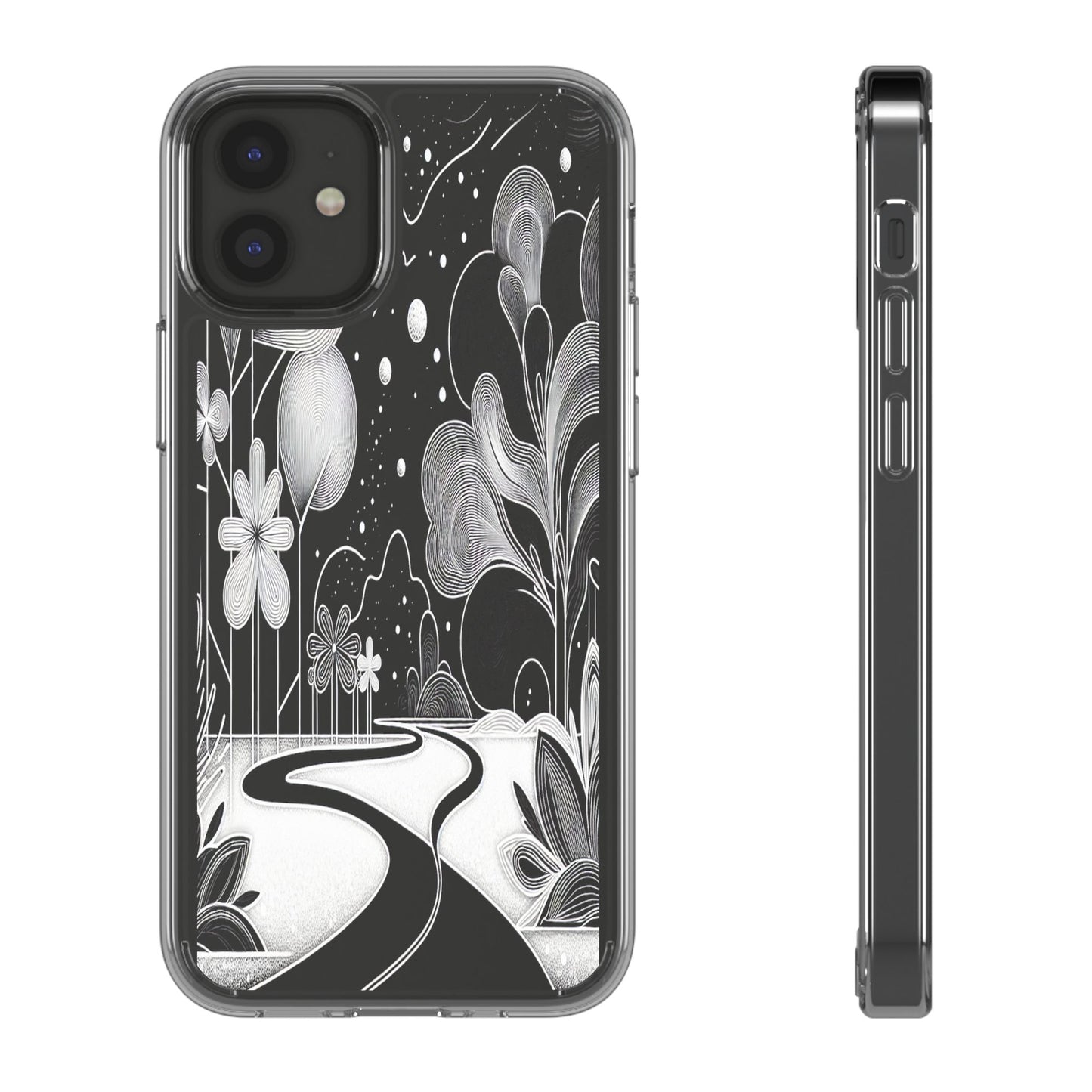 Transparent Pathway to Imagination Iphone Case Compatible With Iphone 16 15 14 - Clear Phone Cover