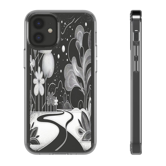 Transparent Pathway to Imagination Iphone Case Compatible With Iphone 16 15 14 - Clear Phone Cover