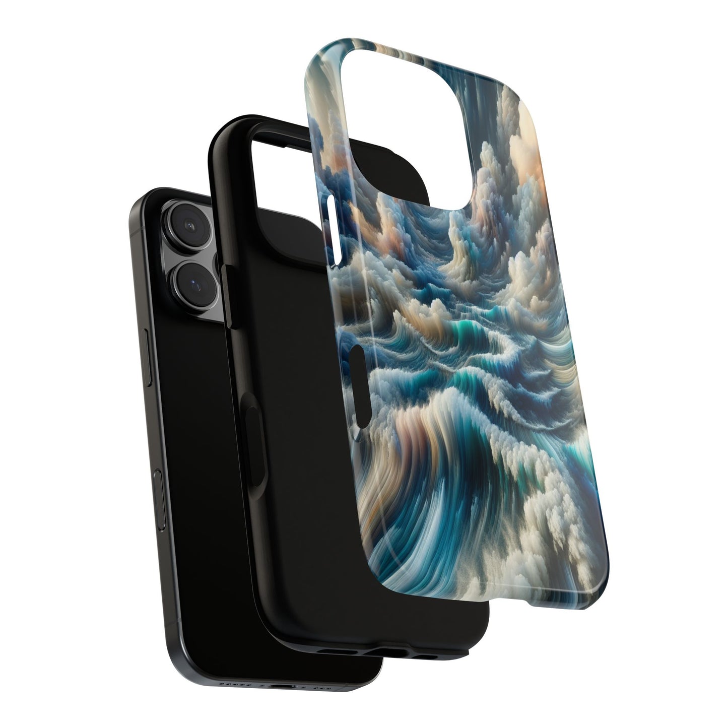 Waves of Clouded Light - Phone Case