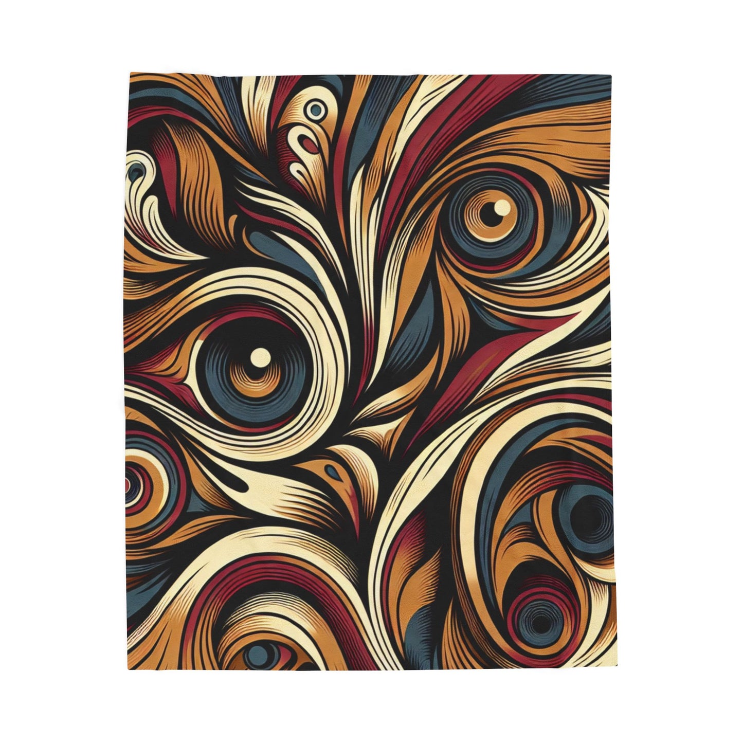 Mysterious Swirls - Plush Blanket