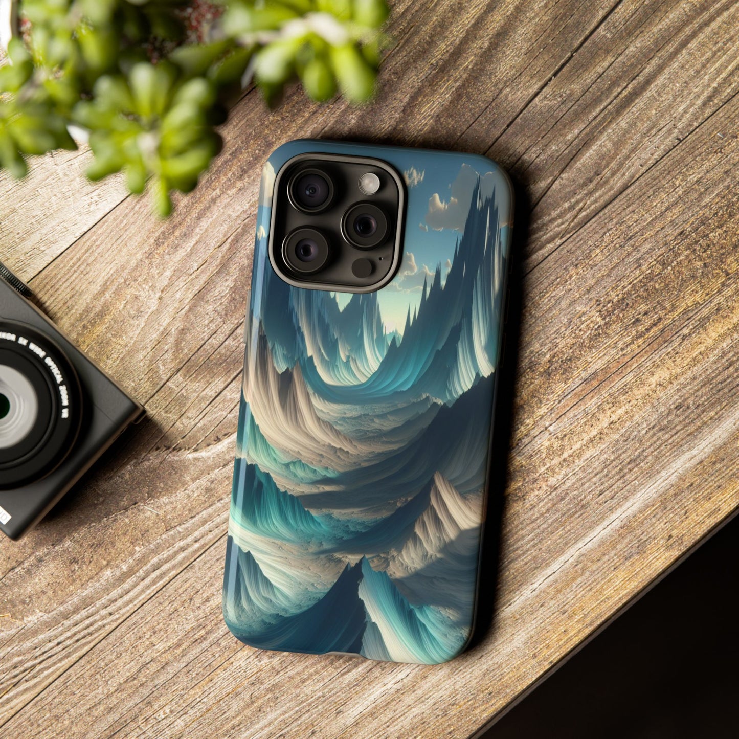 Whispering Peaks of Imagination - Phone Case