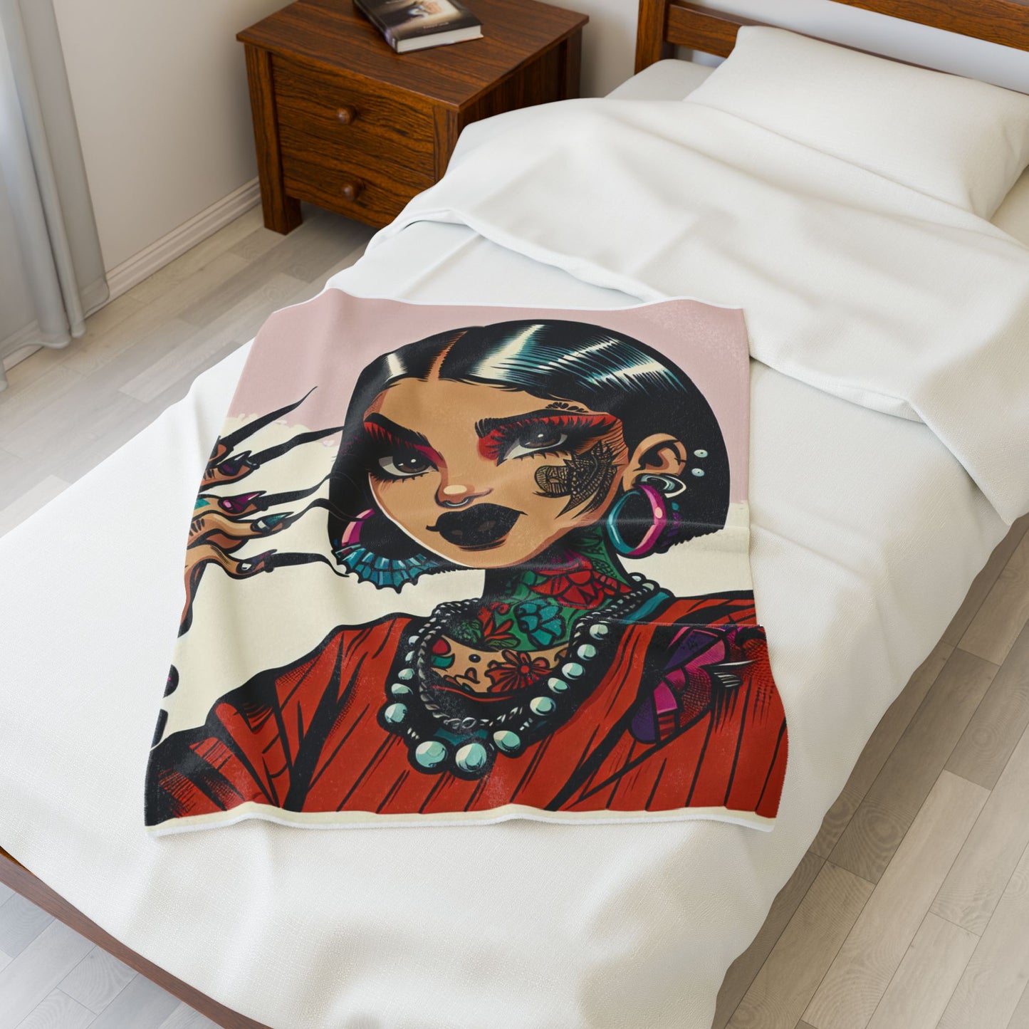 Tattooed Chic Icon - Plush Blanket