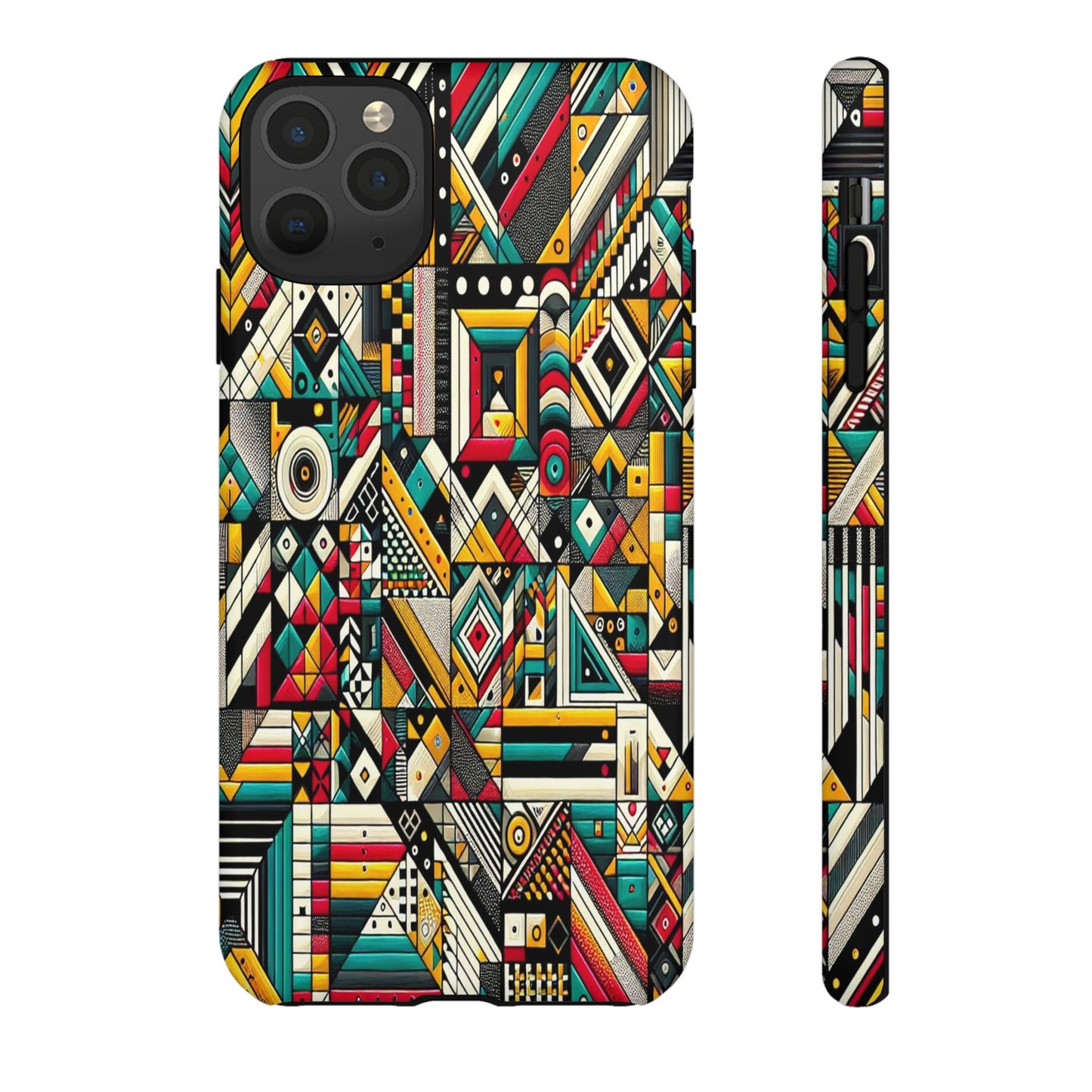 Custom ProtectiveGeometric KaleidoscopeIphone Case Compatible With Iphone 16 15 14 - Phone Cover