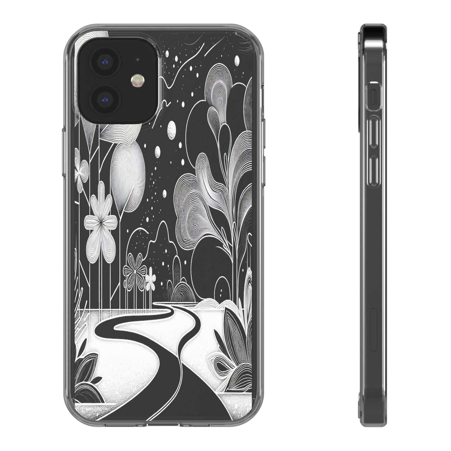 Transparent Pathway to Imagination Iphone Case Compatible With Iphone 16 15 14 - Clear Phone Cover