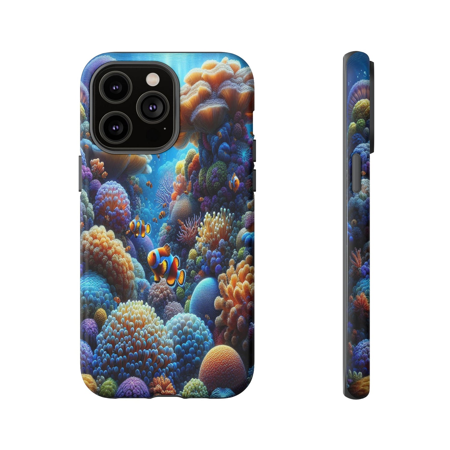 Custom ProtectiveUnderwater Paradise Alive with ColorIphone Case Compatible With Iphone 16 15 14 - Phone Cover