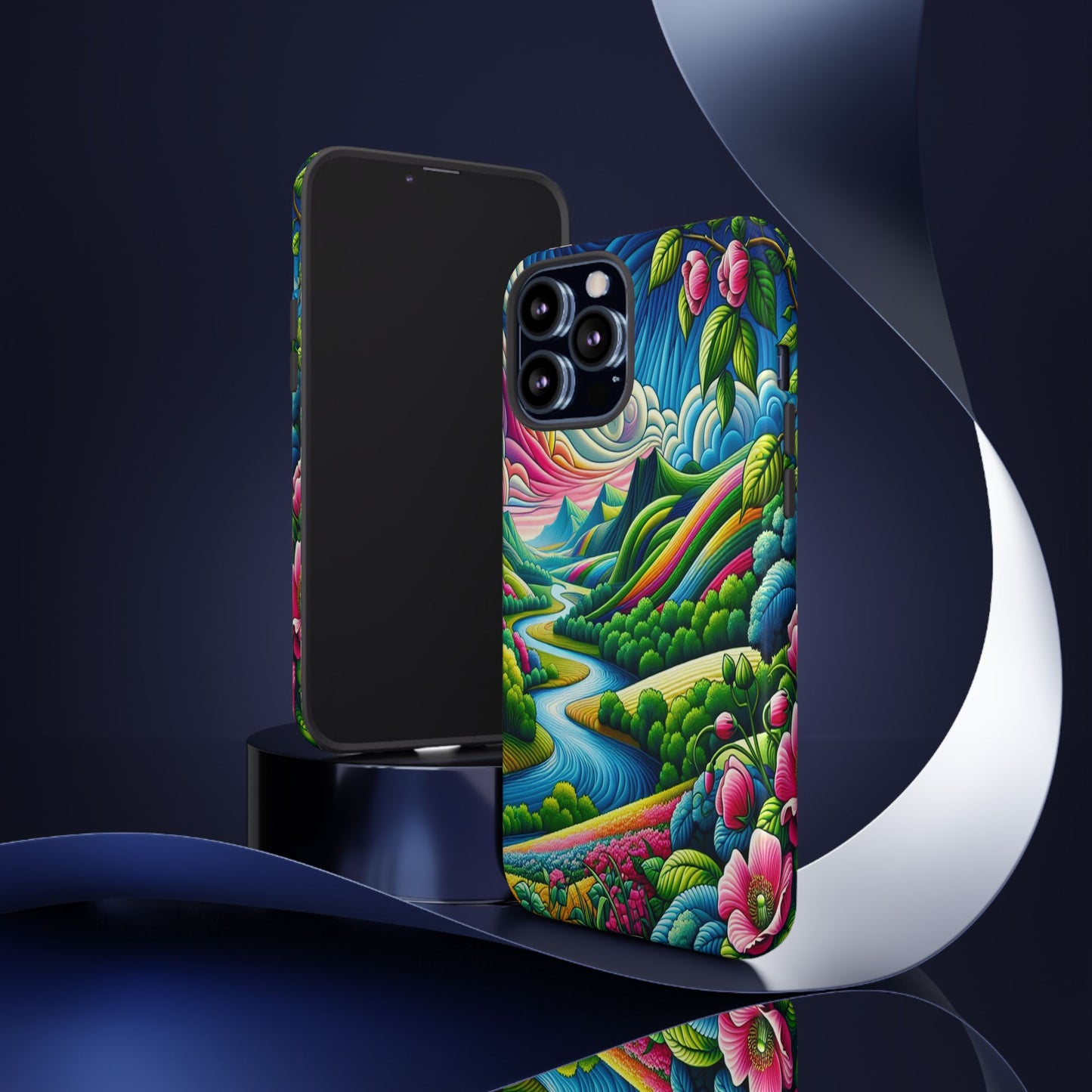Colorful Landscape Fantasy - Phone Case