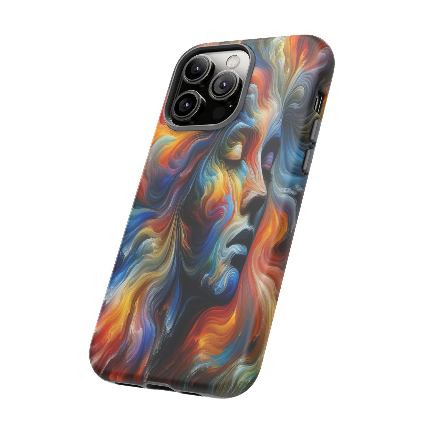 Custom Protective Whirlwind of Colors Iphone Case Compatible With Iphone 16 15 14 - Phone Cover