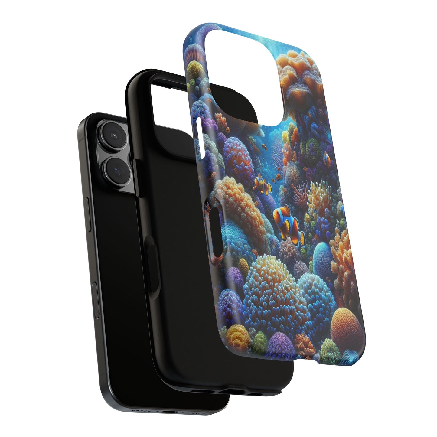 Custom ProtectiveUnderwater Paradise Alive with ColorIphone Case Compatible With Iphone 16 15 14 - Phone Cover