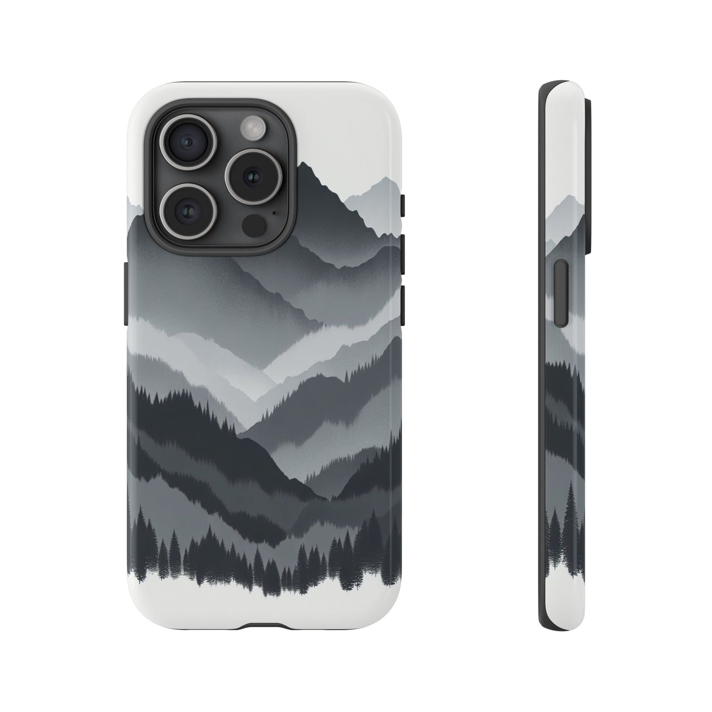 Layers of Misty Peaks - Phone Case