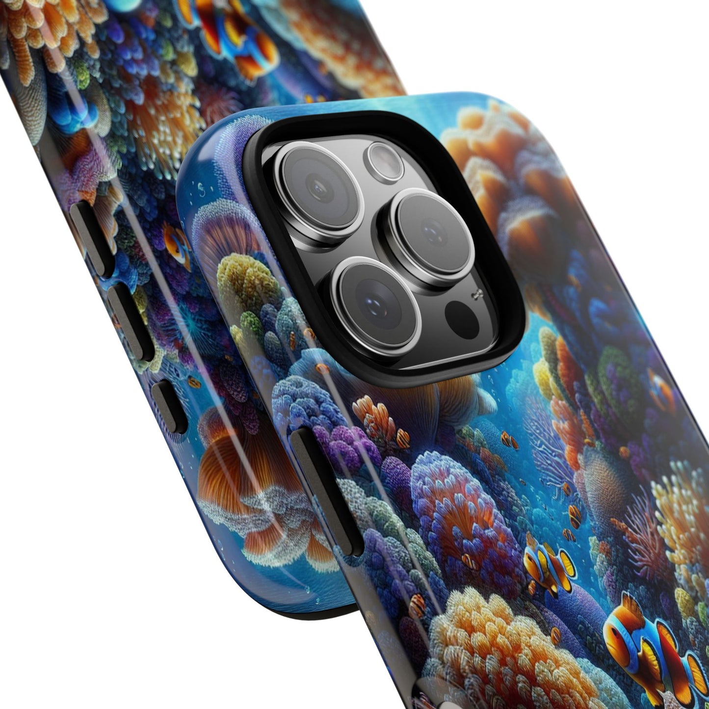 Custom ProtectiveUnderwater Paradise Alive with ColorIphone Case Compatible With Iphone 16 15 14 - Phone Cover