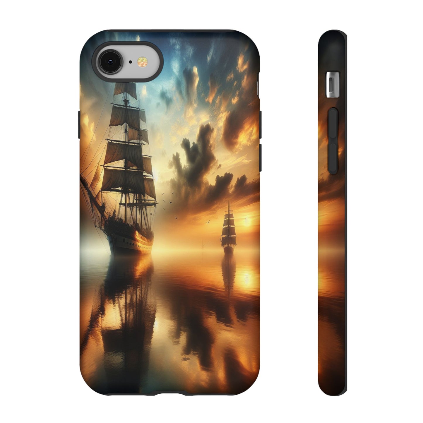 Custom ProtectiveSailing at DawnIphone Case Compatible With Iphone 16 15 14 - Phone Cover
