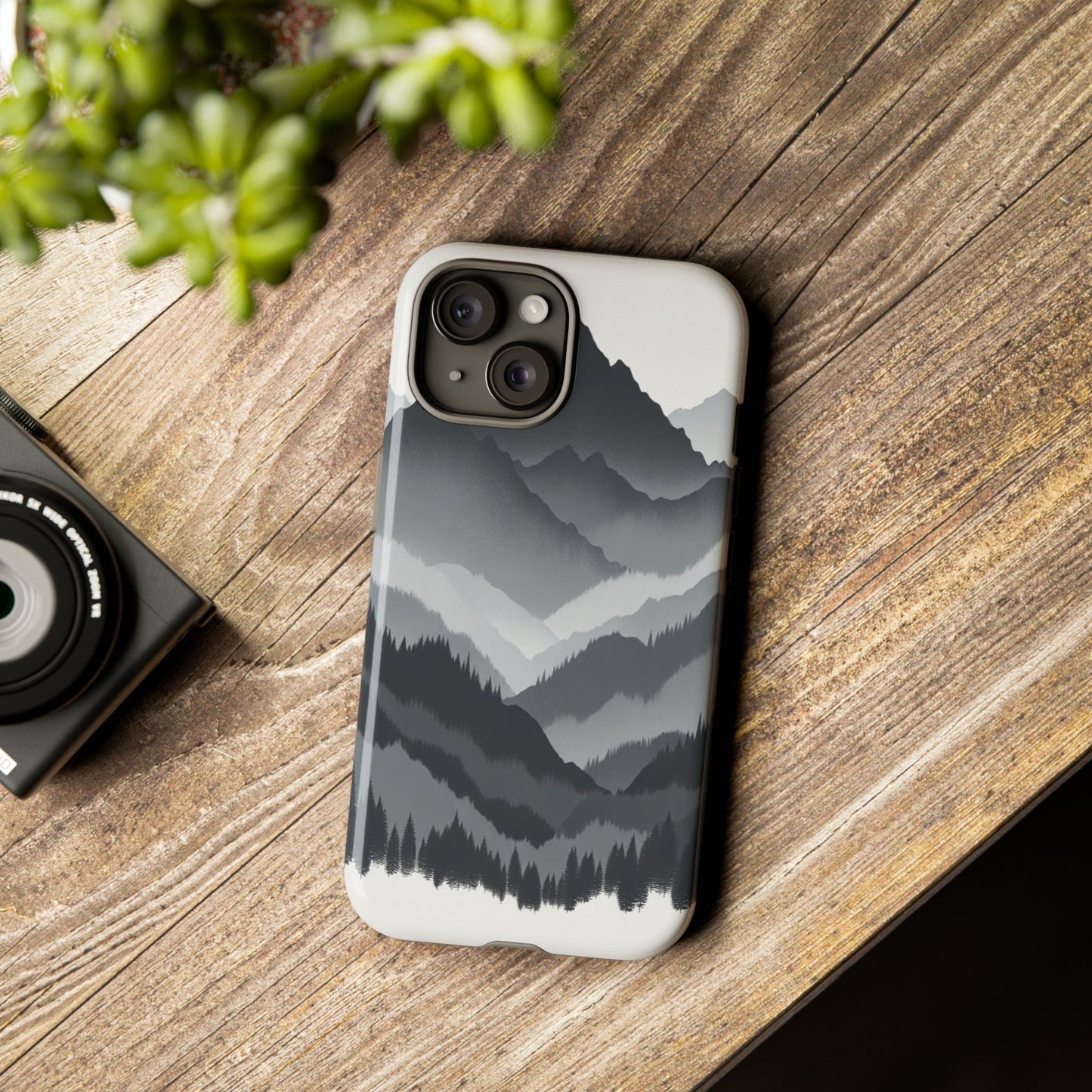 Layers of Misty Peaks - Phone Case