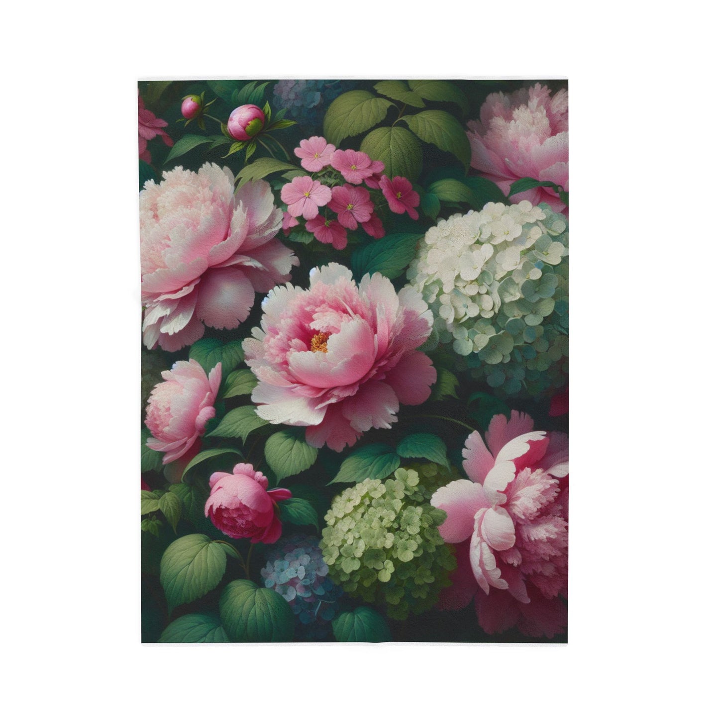 Bountiful Blooms - Plush Blanket
