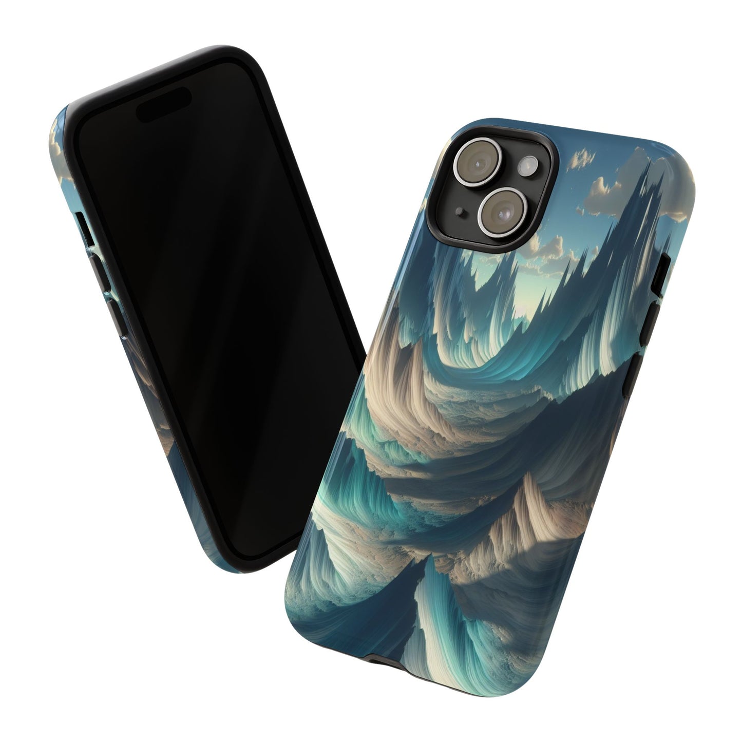 Whispering Peaks of Imagination - Phone Case