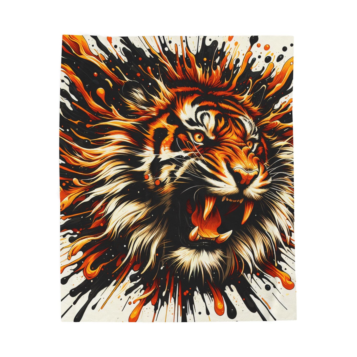 Fierce Essence Unleashed - Plush Blanket