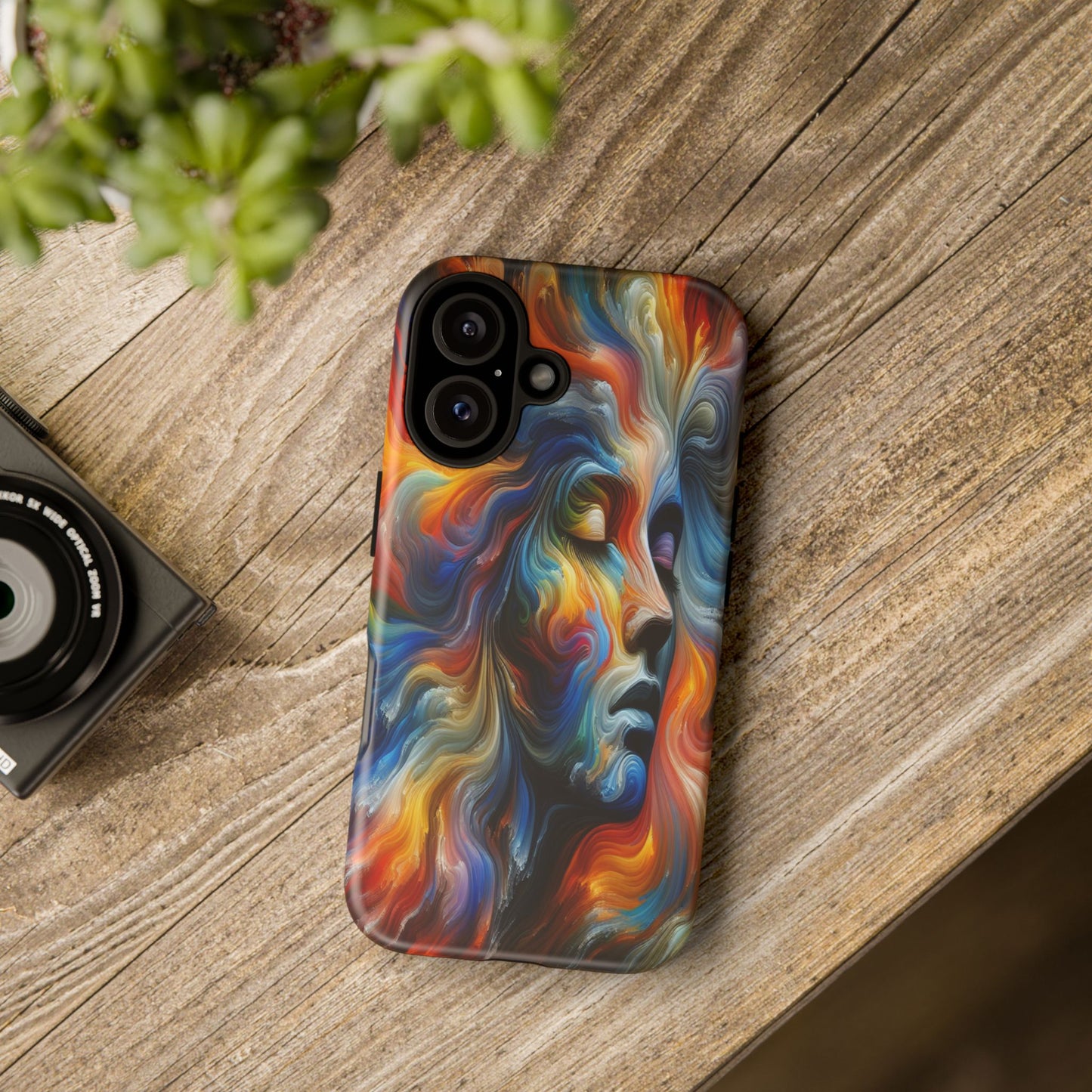 Custom Protective Whirlwind of Colors Iphone Case Compatible With Iphone 16 15 14 - Phone Cover