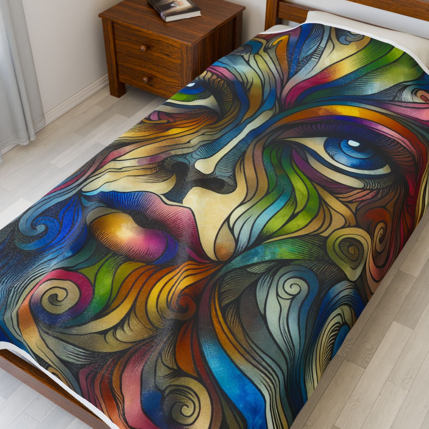 Whirl of Expression - Plush Blanket