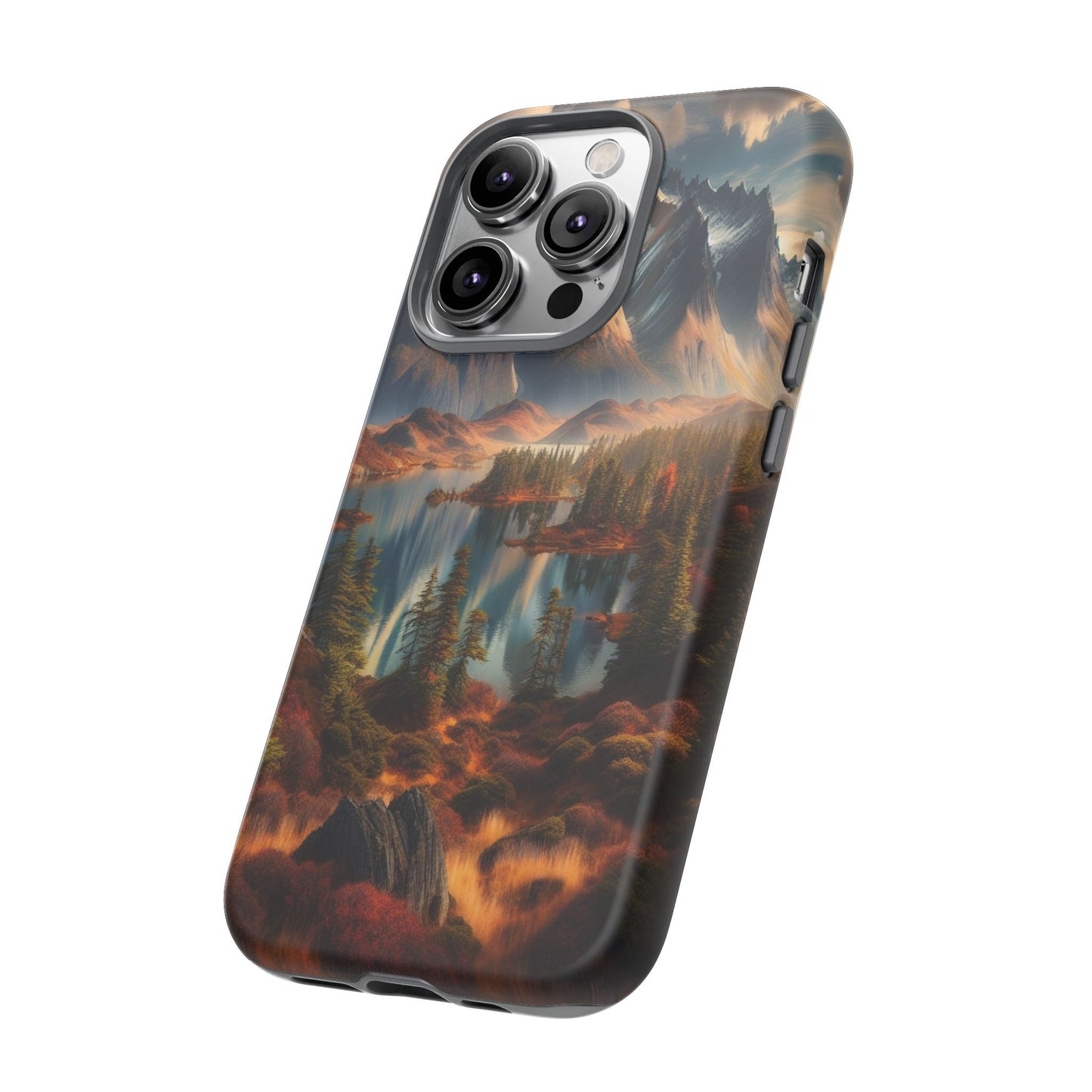 Custom ProtectiveMajestic Peaks and Tranquil WatersIphone Case Compatible With Iphone 16 15 14 - Phone Cover