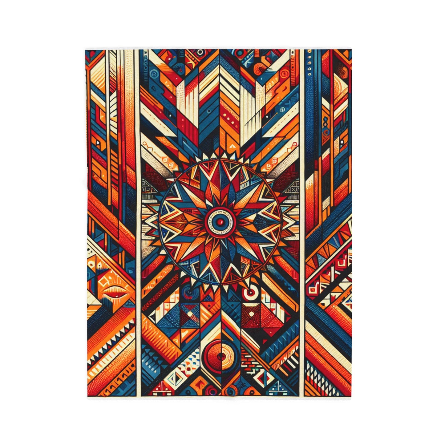 Intricate Patterns of Creativity - Plush Blanket