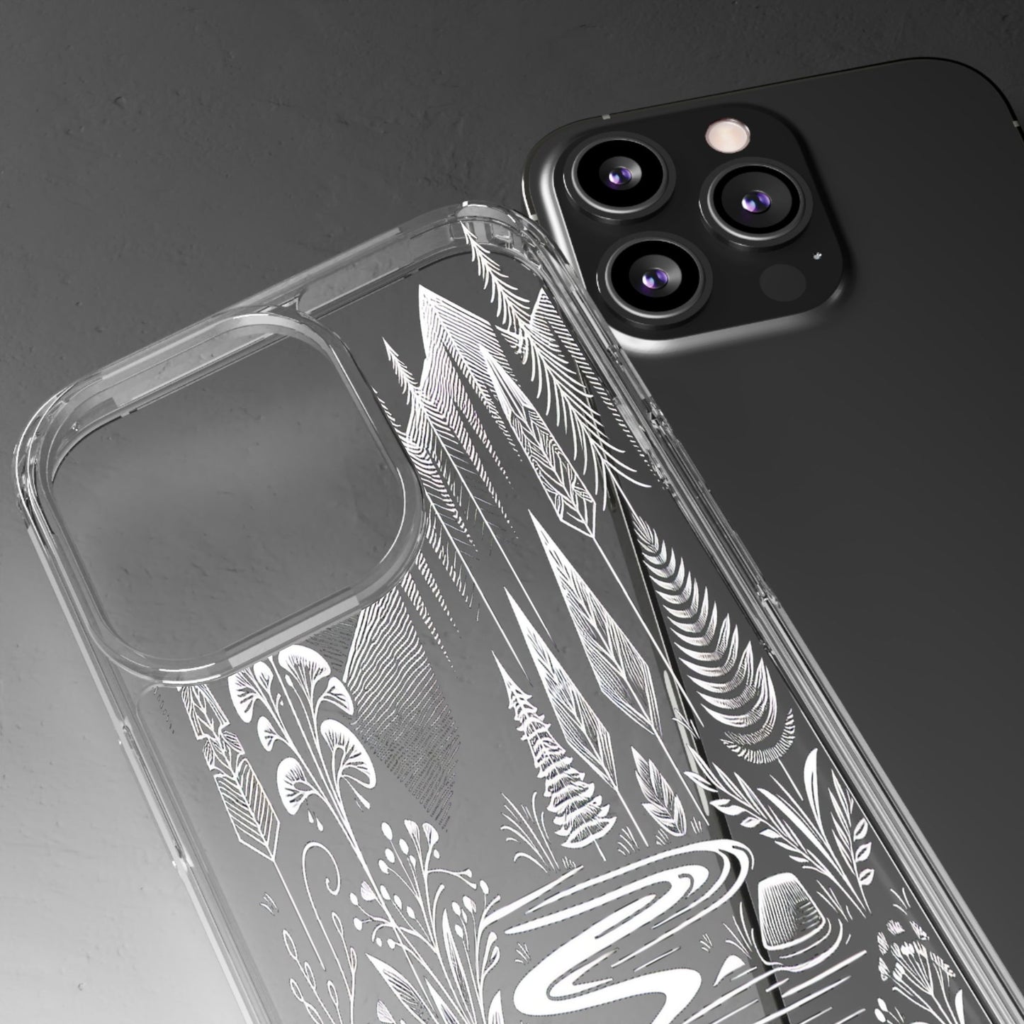 Transparent Alpine Wilderness Pathways Iphone Case Compatible With Iphone 16 15 14 - Clear Phone Cover