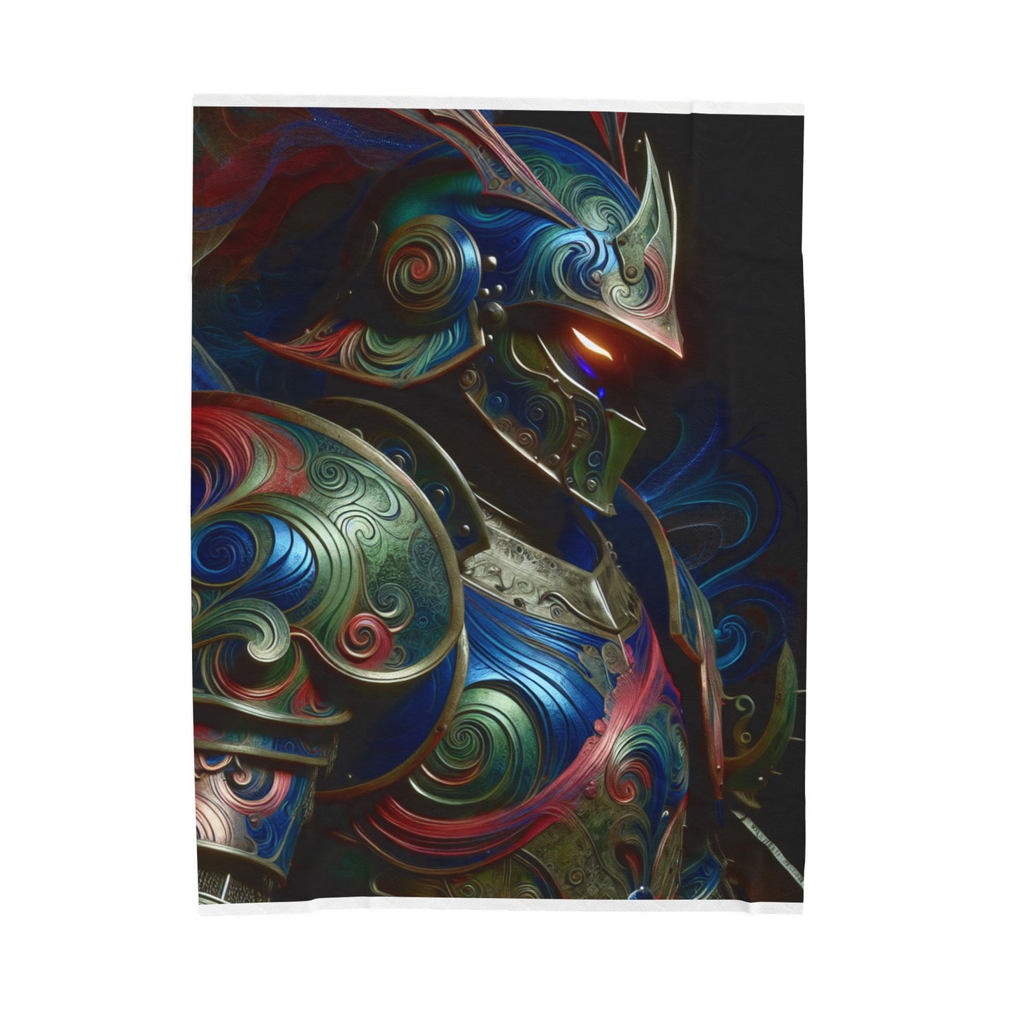 Knight of Celestial Armor - Plush Blanket