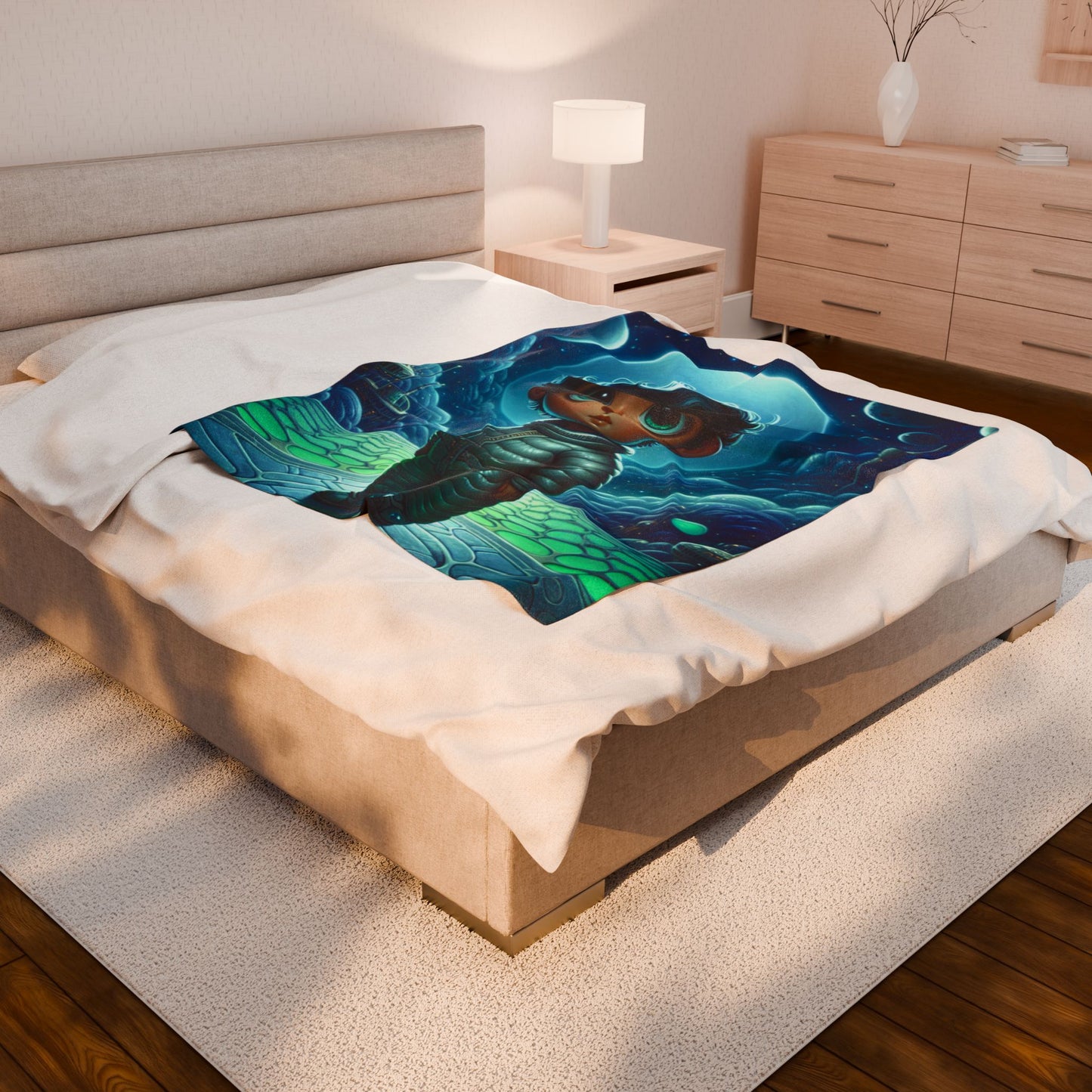 Interstellar Child Odyssey- Plush Blanket