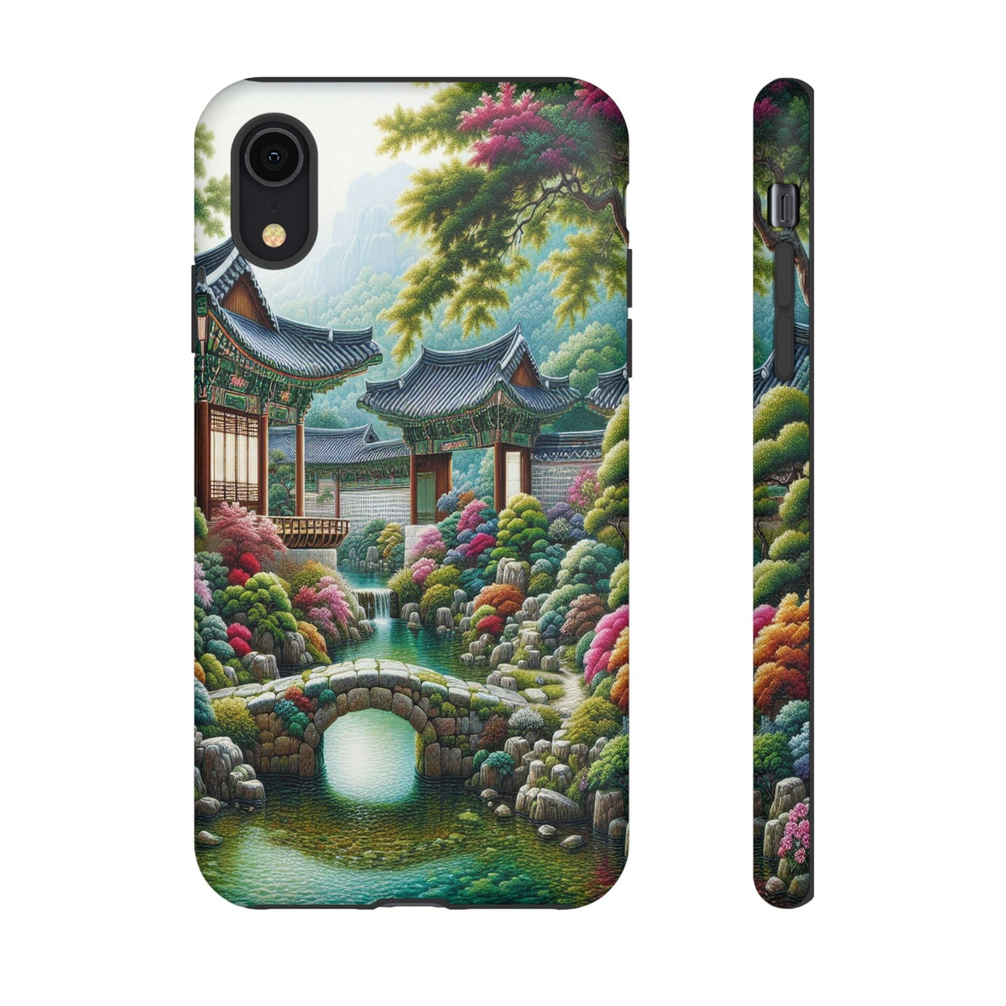 Custom ProtectiveTranquil Garden RetreatIphone Case Compatible With Iphone 16 15 14 - Phone Cover