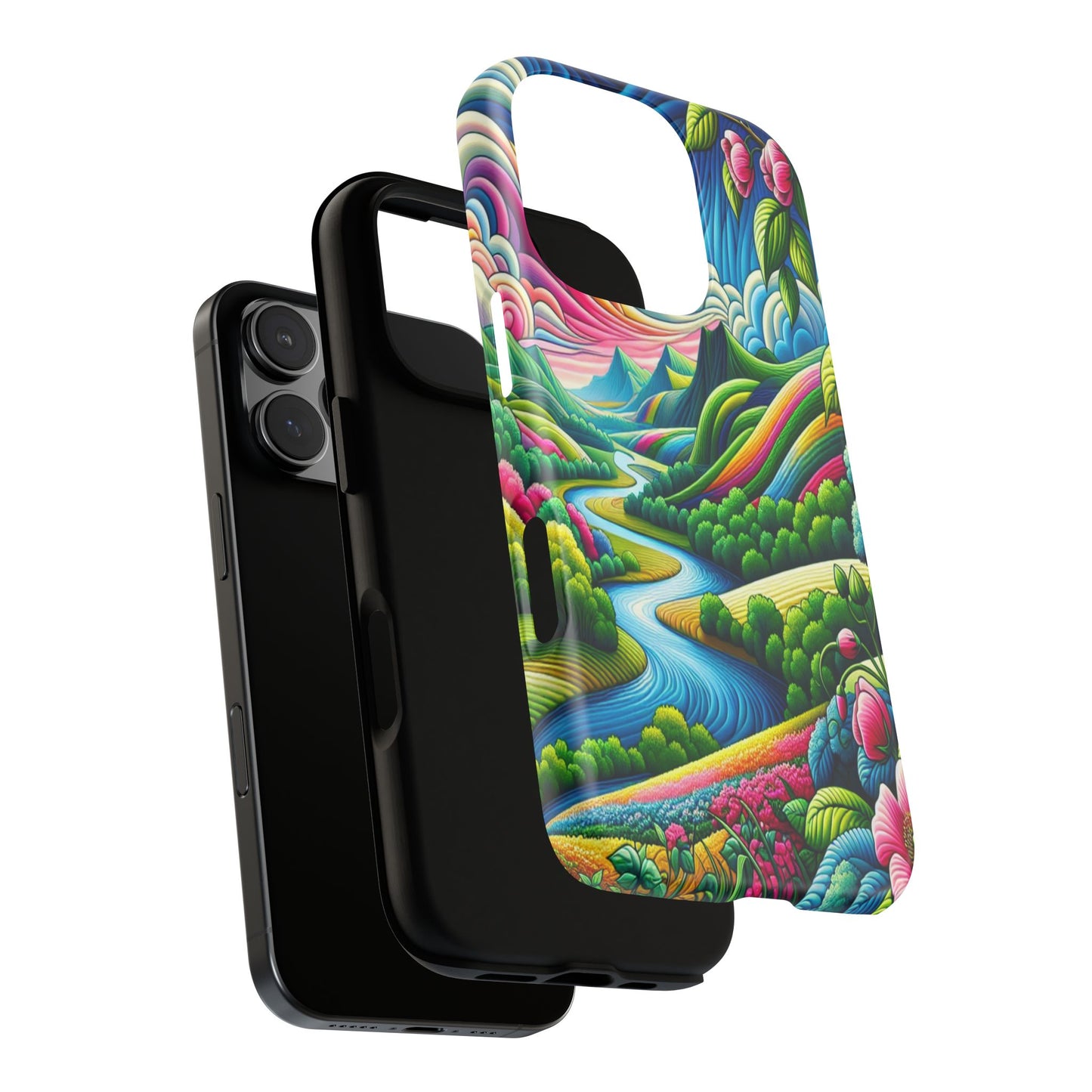 Colorful Landscape Fantasy - Phone Case