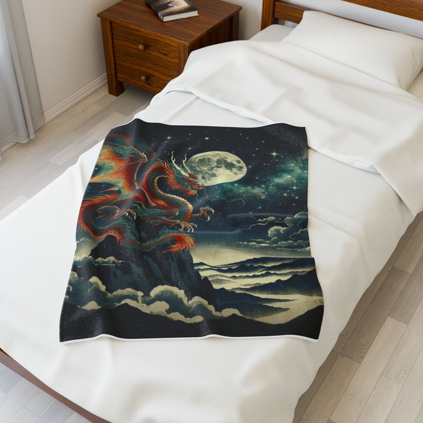 Dragon's Night Watch - Plush Blanket
