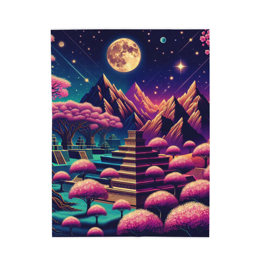 Lunar Fantasia- Plush Blanket