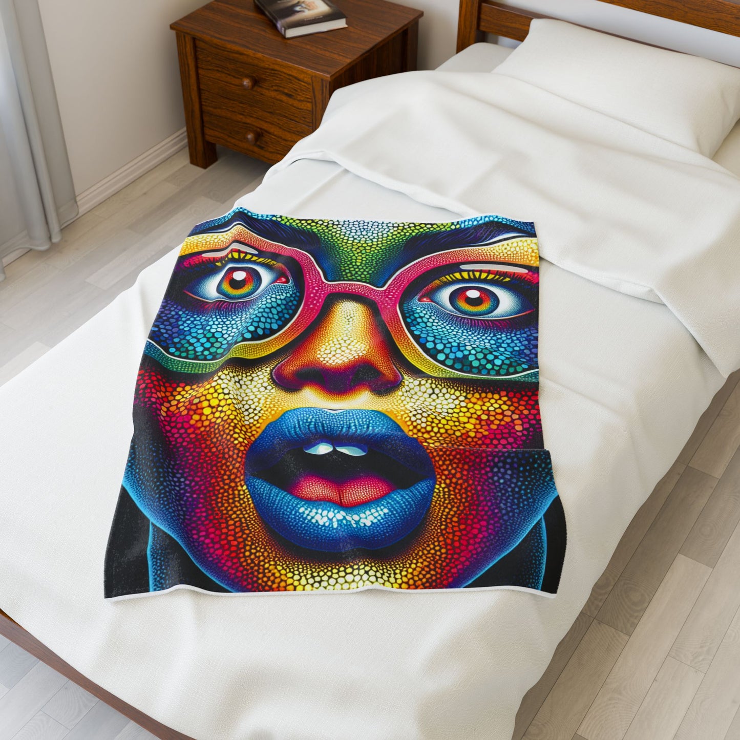 Chromatic Wonder - Plush Blanket