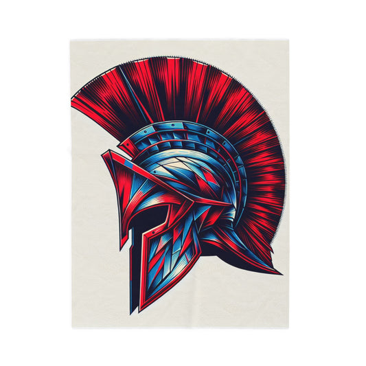 Warrior's Shield of Courage - Plush Blanket