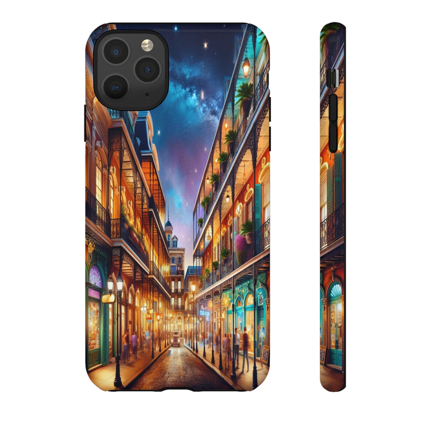 Starlit Street in the City - Phone Case