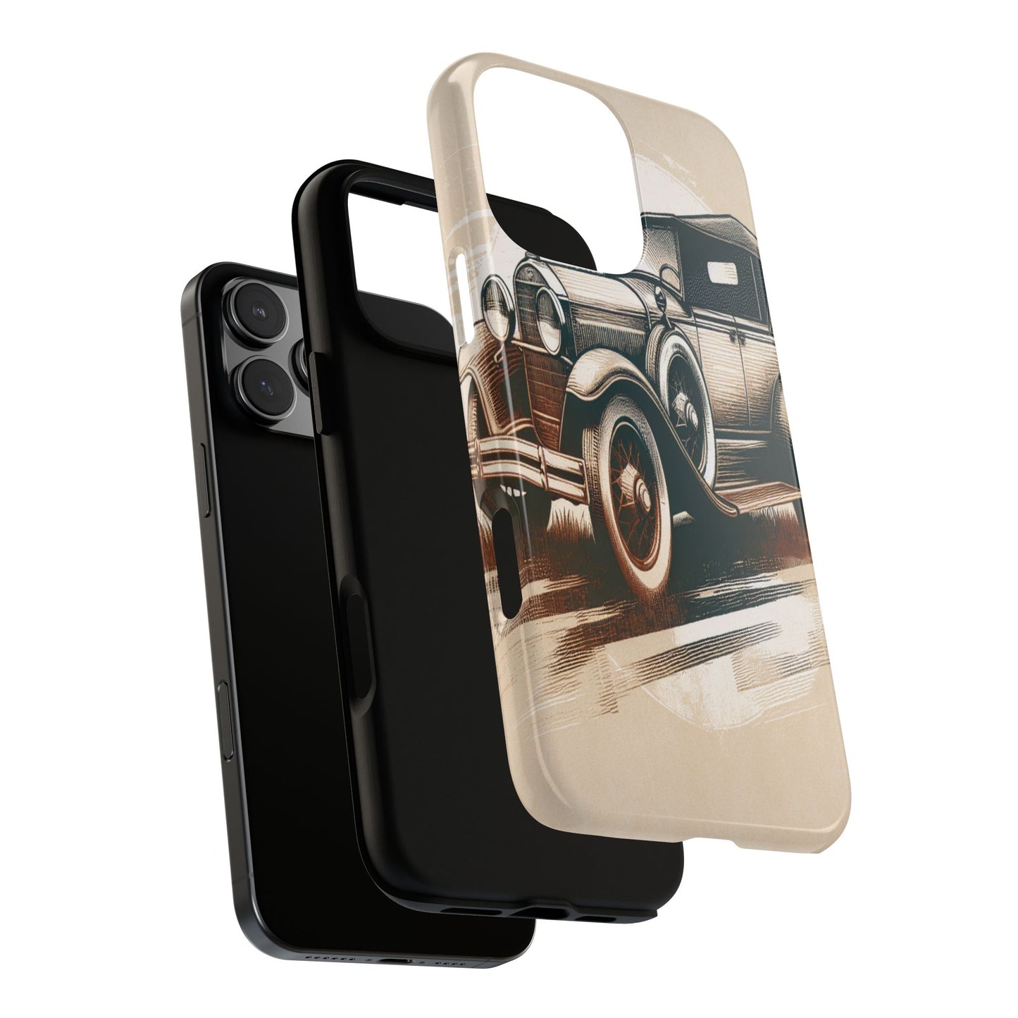 Vintage Wheels in Motion - Phone Case