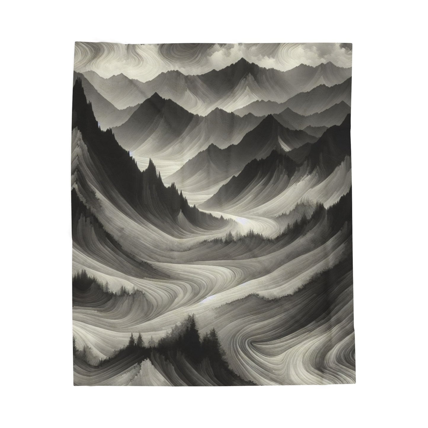 Enigmatic Landscapes - Plush Blanket