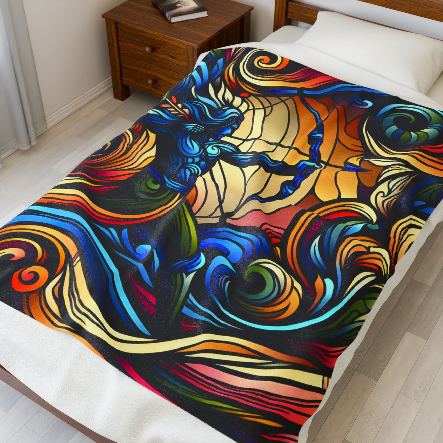 Archer in the Swirling Currents - Plush Blanket
