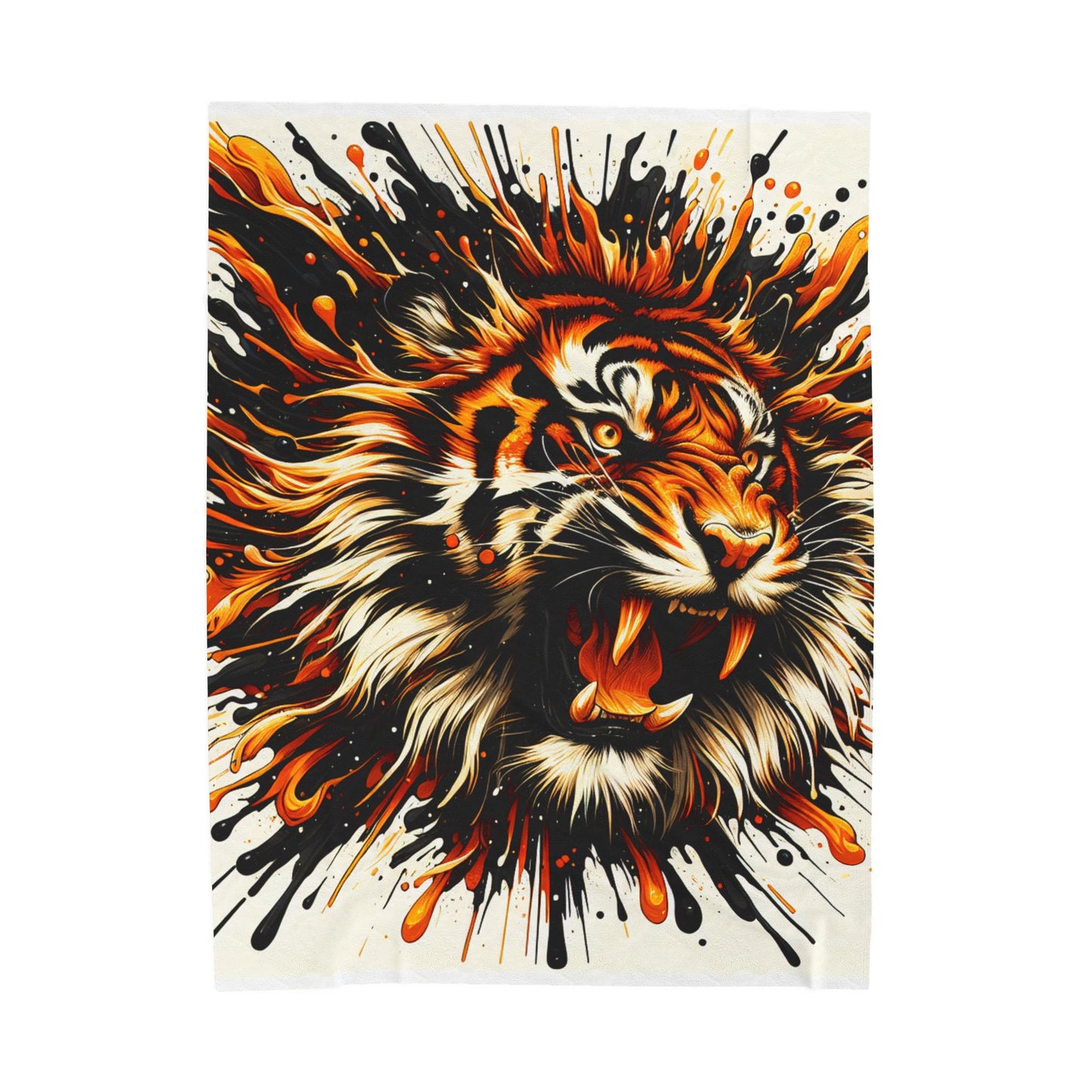 Fierce Essence Unleashed - Plush Blanket