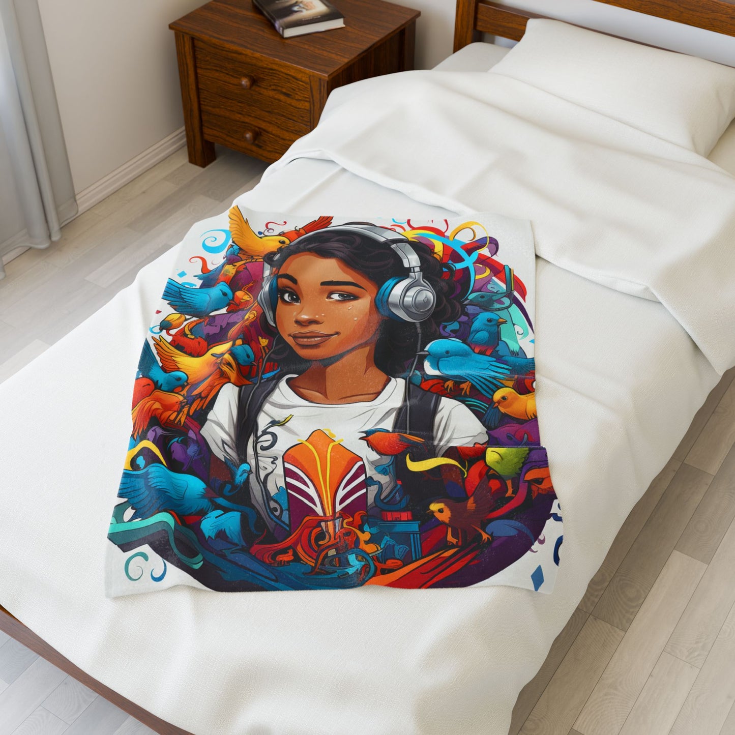 Melody of Colors- Plush Blanket