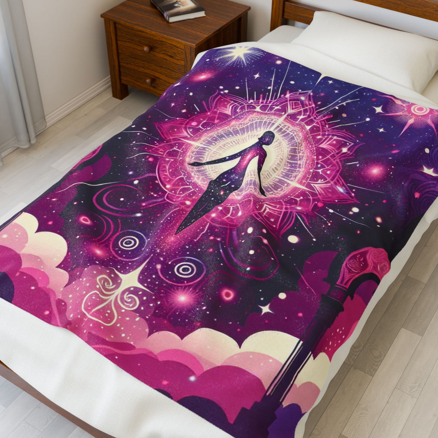 Journey through the Stars - Plush Blanket