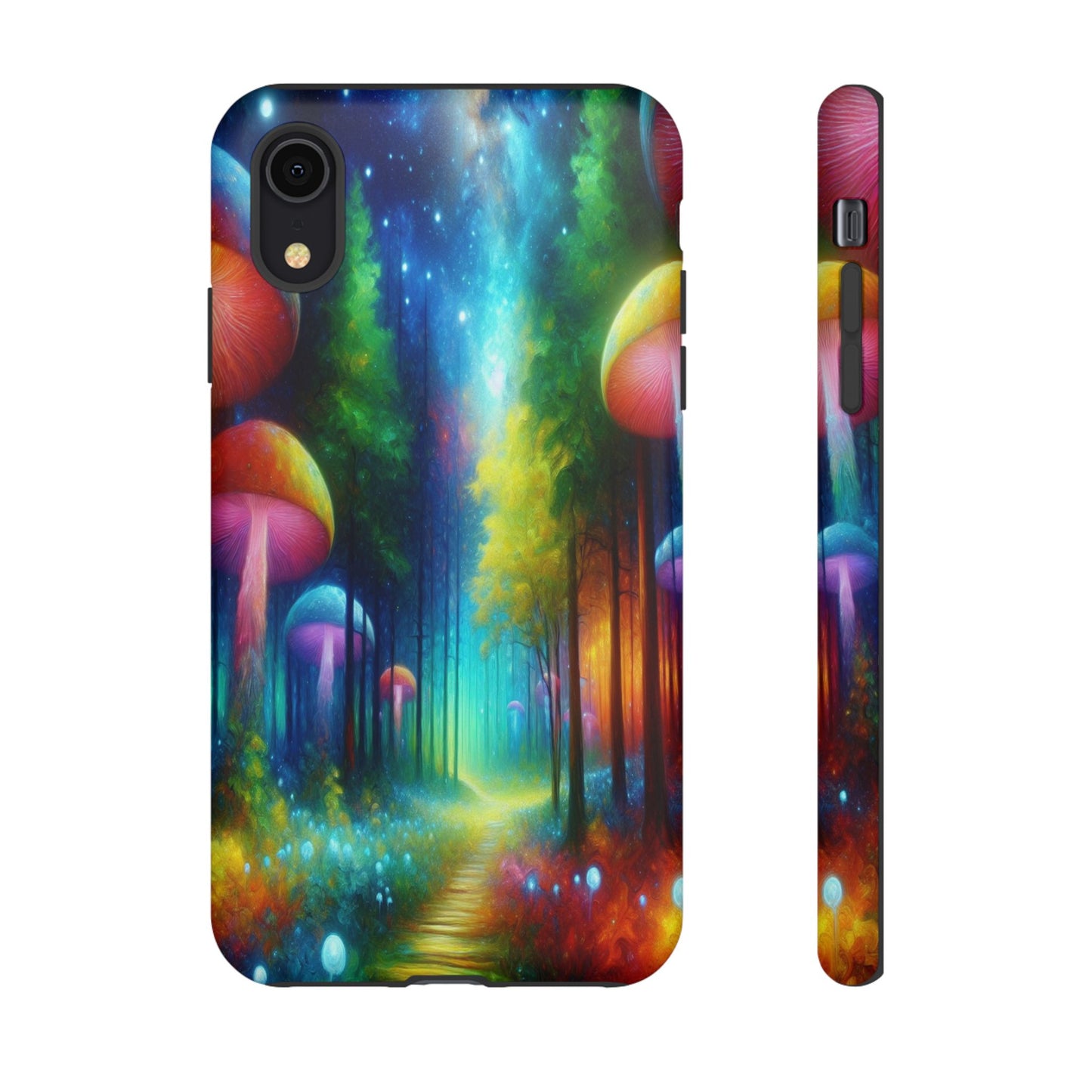 Mushroom Pathway in a Mystical Forest - Phone Case