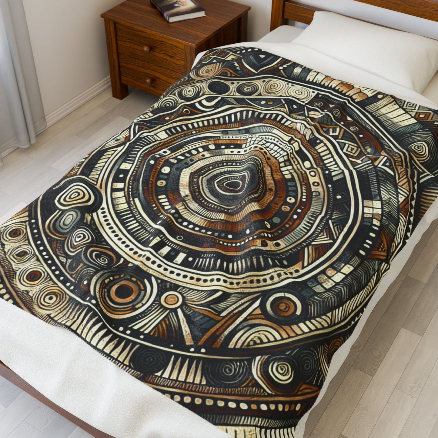 Circular Odyssey - Plush Blanket