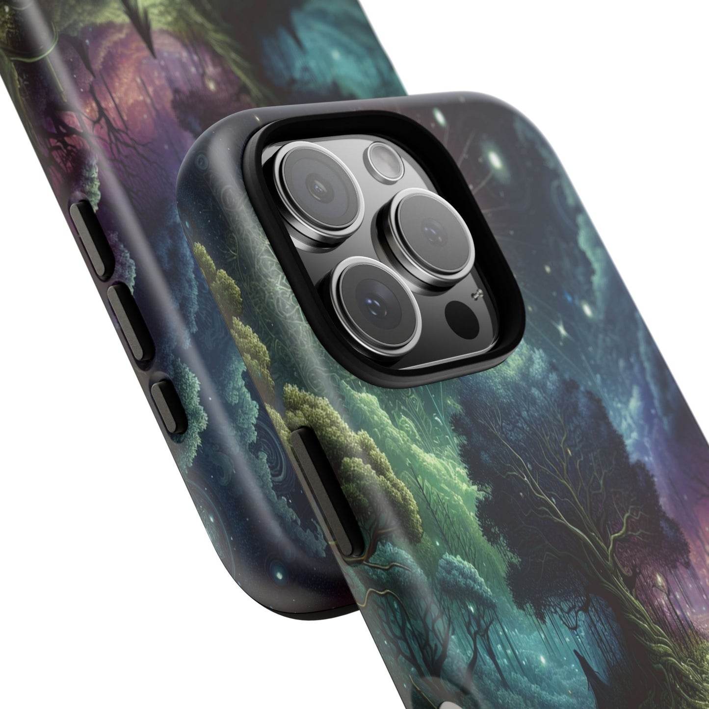 Luminous Forest Nightscape - Phone Case