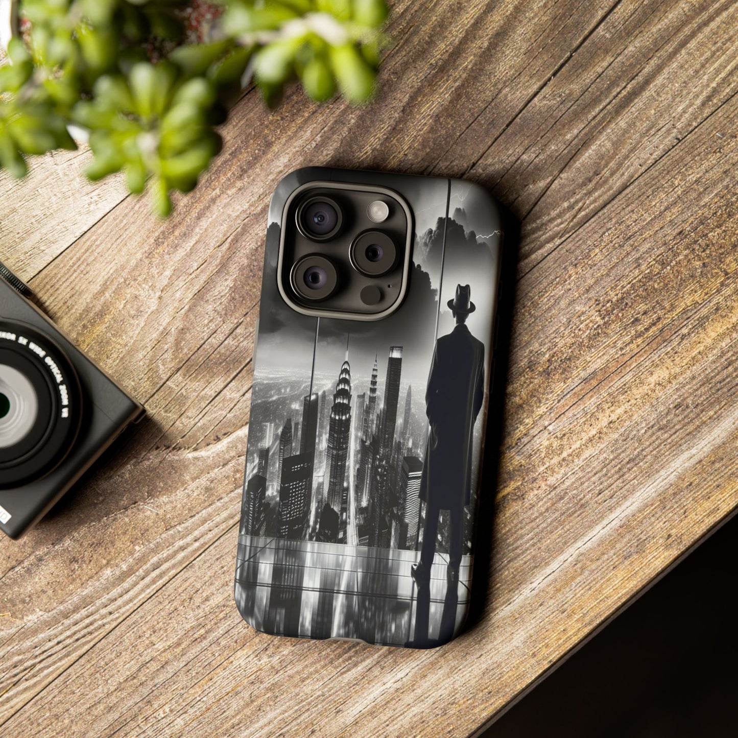 City from the Shadows - Phone Case