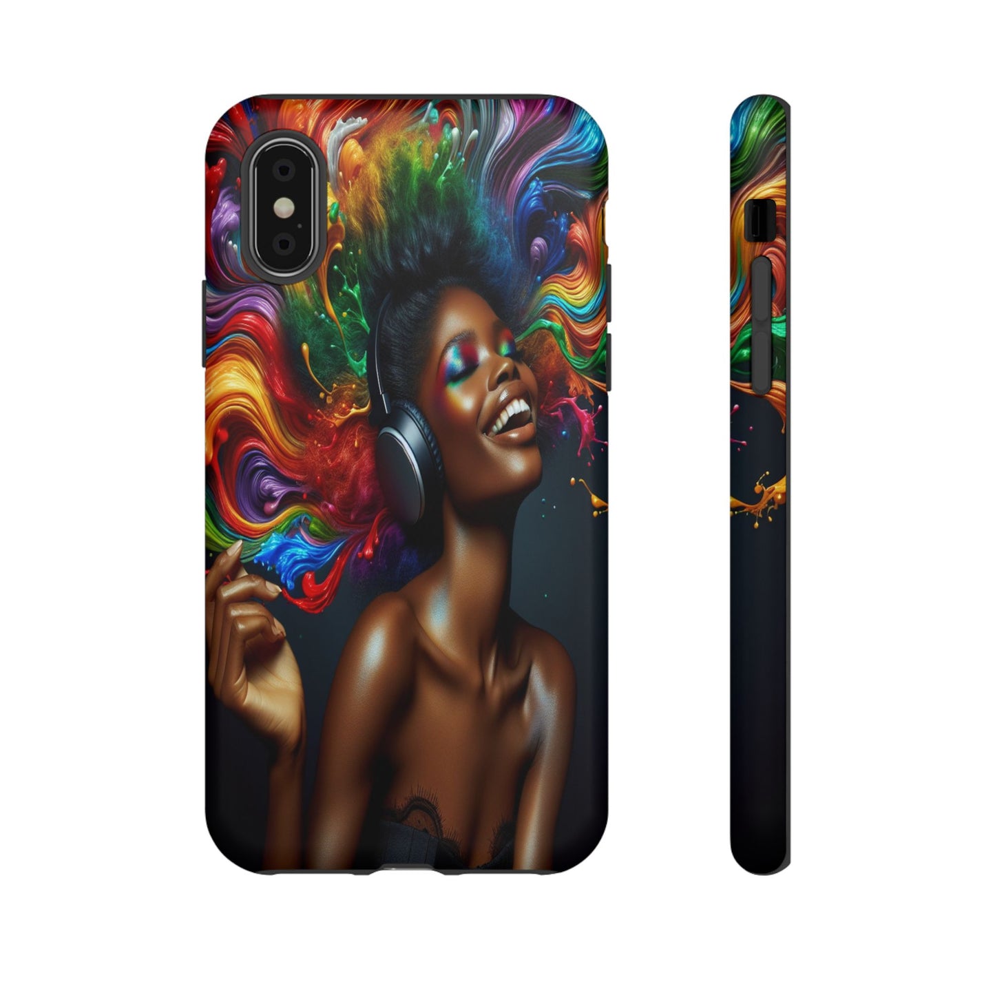 Protective Colorful Rhythms Iphone Case Compatible With Iphone 16 15 14 - Phone Cover
