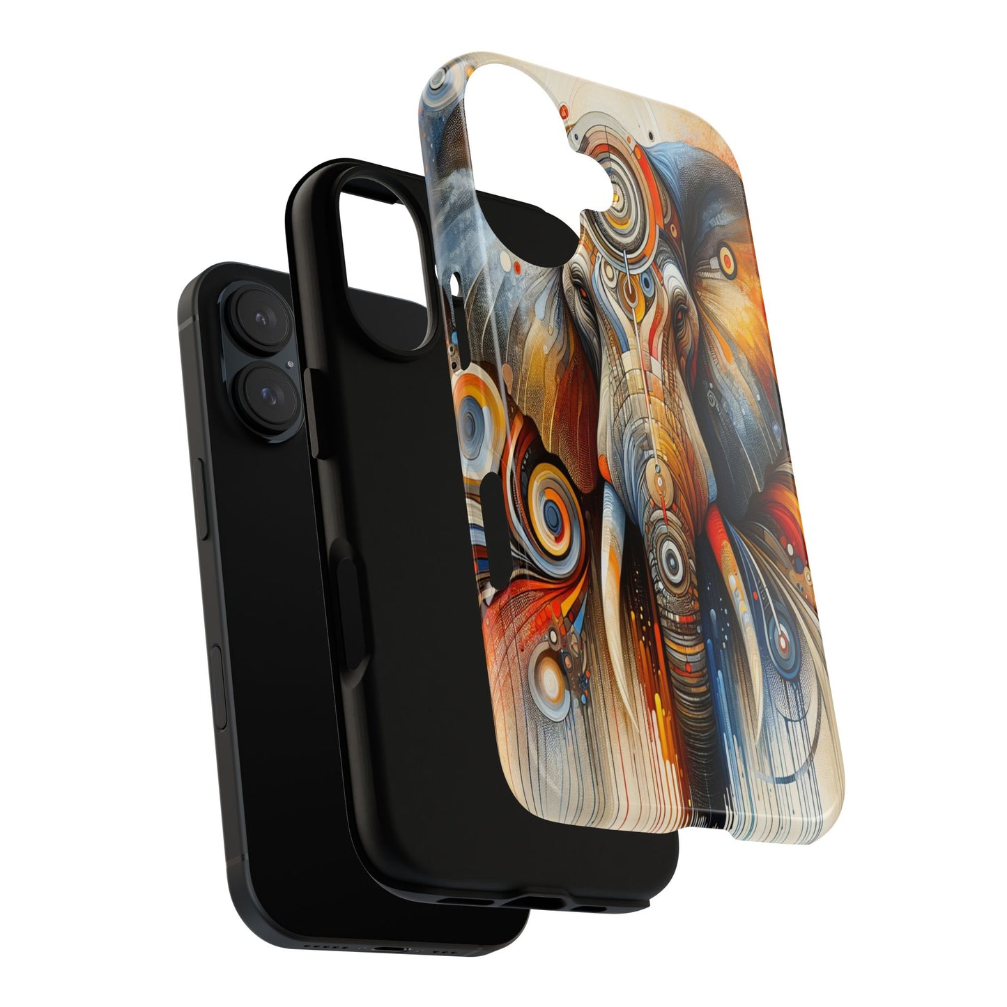 Elephant Kaleidoscope - Phone Case