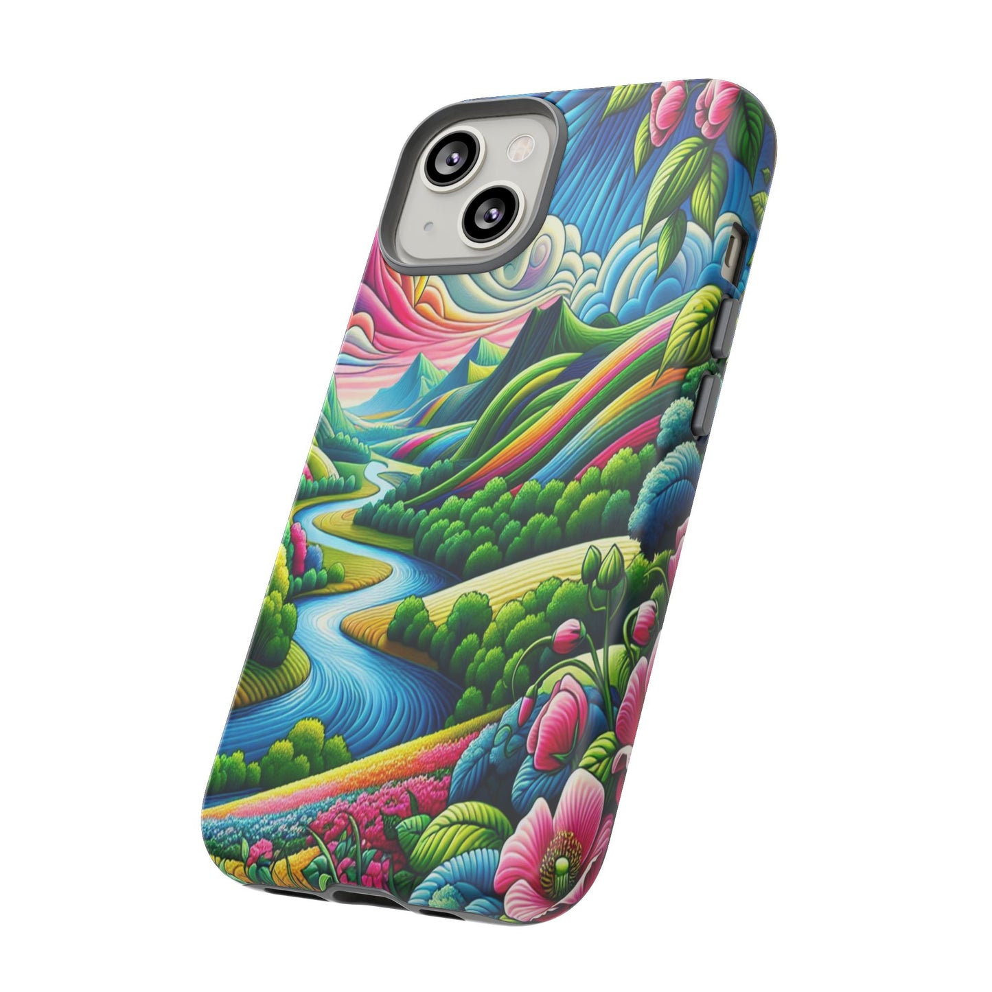 Colorful Landscape Fantasy - Phone Case